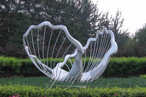 Outdoor Modern Large Stainless Steel Sculpture for Sale